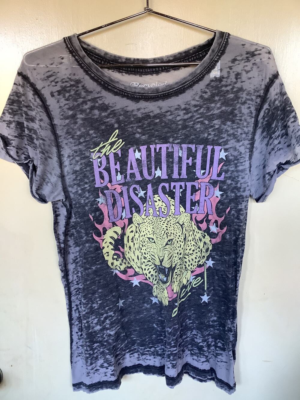Recycled Karma Shirt Woman Size Small Beautiful Disaster
